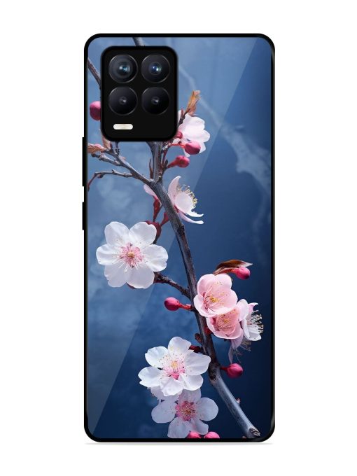 Delicate Blossoms Glossy Soft Edge Case for Realme 8 (4G) Chachhi