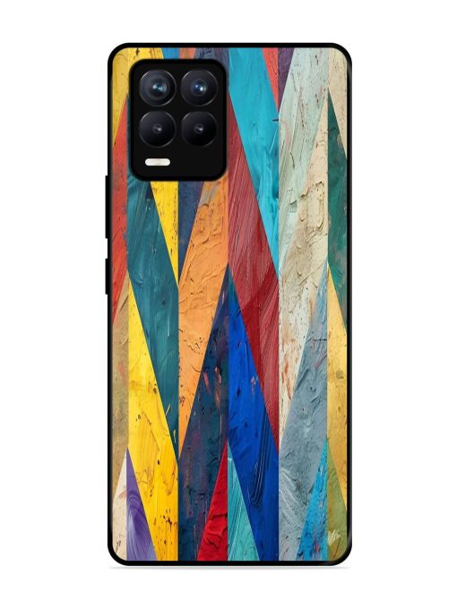 Abstract Tapestry Glossy Soft Edge Case for Realme 8 (4G) Chachhi