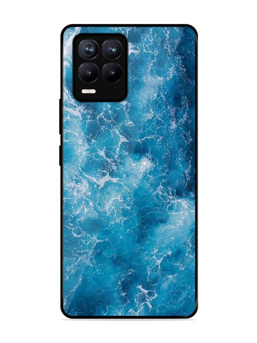 Oceanic Abyss Glossy Soft Edge Case for Realme 8 (4G) Chachhi