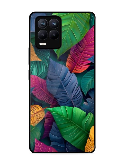 Tropical Tapestry Glossy Soft Edge Case for Realme 8 (4G) Chachhi