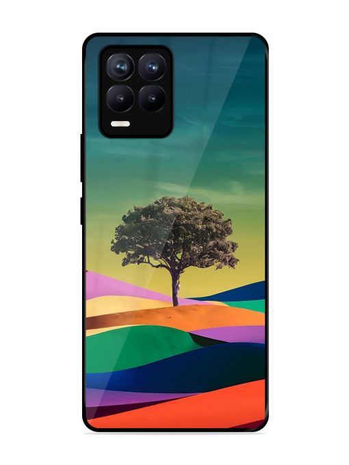 Rainbow'S Lone Sentinel Glossy Soft Edge Case for Realme 8 (4G) Chachhi