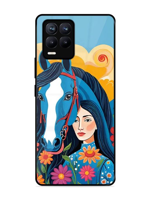 Equine Enchantment Glossy Soft Edge Case for Realme 8 (4G) Chachhi