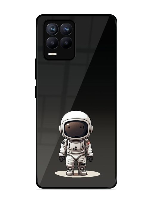 Neon Astronaut Glossy Soft Edge Case for Realme 8 (4G) Chachhi