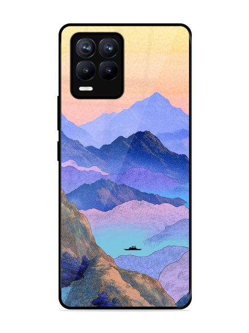 Mountain Mist Glossy Soft Edge Case for Realme 8 (4G) Chachhi