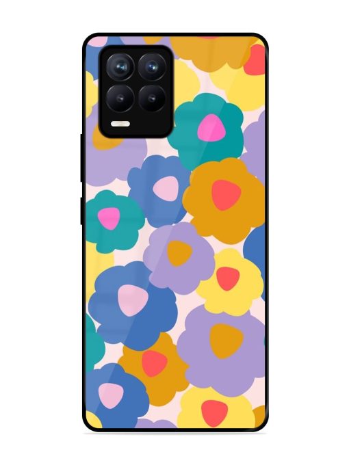 Flower Power Glossy Soft Edge Case for Realme 8 (4G) Chachhi