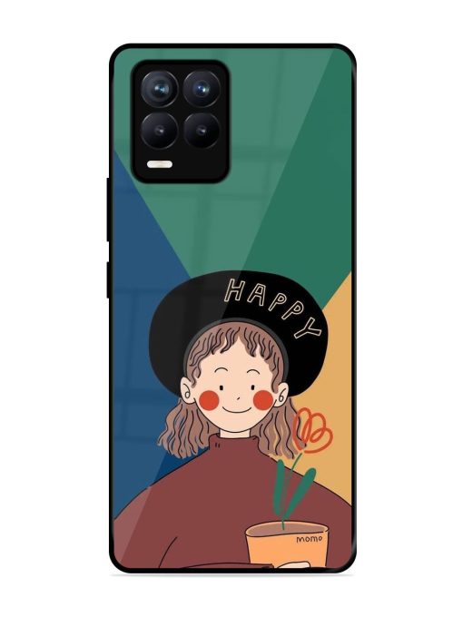 Happy Momo Glossy Soft Edge Case for Realme 8 (4G) Chachhi