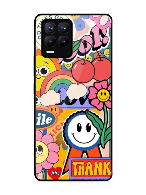 Good Times Good Vibes Glossy Soft Edge Case for Realme 8 (4G) Chachhi