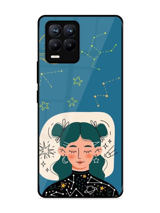 Cosmic Daydreamer Glossy Soft Edge Case for Realme 8 (4G) Chachhi