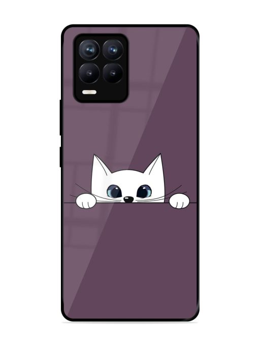 Peek-A-Boo Kitty Glossy Soft Edge Case for Realme 8 (4G) Chachhi