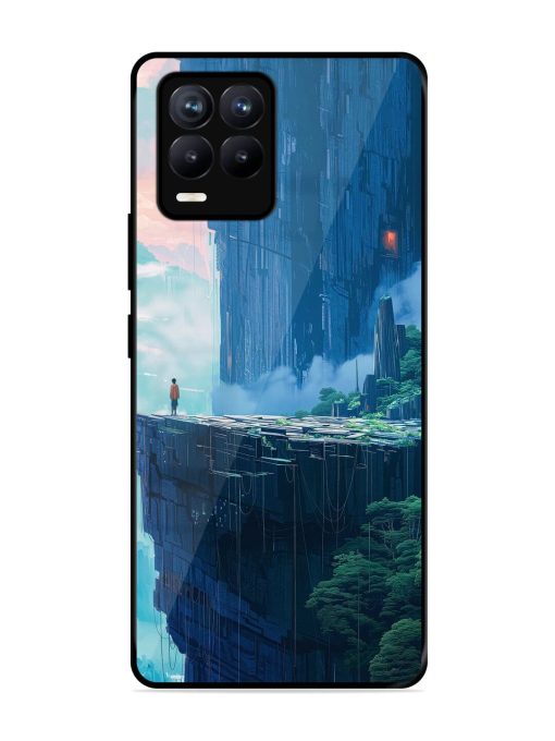 Solitude In The Sky Glossy Soft Edge Case for Realme 8 (4G) Chachhi