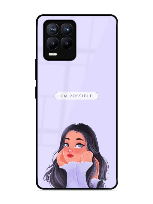 Im Possible Glossy Soft Edge Case for Realme 8 (4G) Chachhi