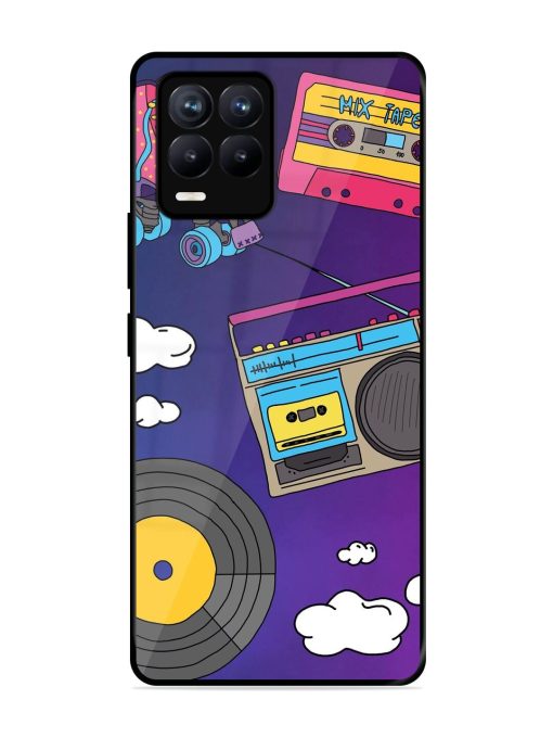 Retro Vibes Glossy Soft Edge Case for Realme 8 (4G) Chachhi