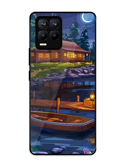 Moonlit Serenity Glossy Soft Edge Case for Realme 8 (4G) Chachhi