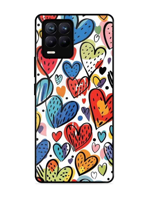 Heartfelt Harmony Glossy Soft Edge Case for Realme 8 (4G) Chachhi