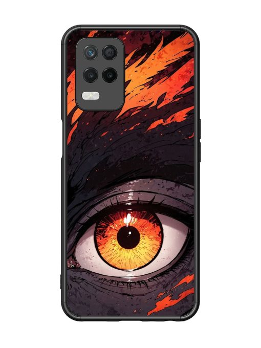 Inferno Gaze Glossy Soft Edge Case for Realme 8 (5G) Chachhi