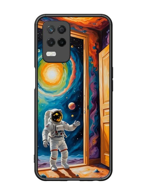 Artistic Space Glossy Soft Edge Case for Realme 8 (5G) Chachhi