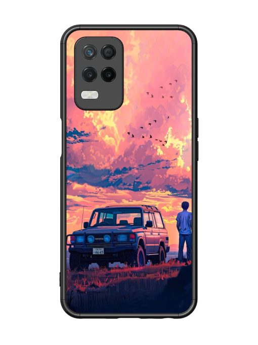 Solitude'S Horizon Glossy Soft Edge Case for Realme 8 (5G) Chachhi