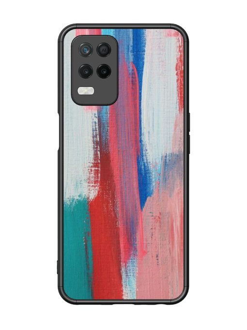 Colorful Chaos Glossy Soft Edge Case for Realme 8 (5G) Chachhi