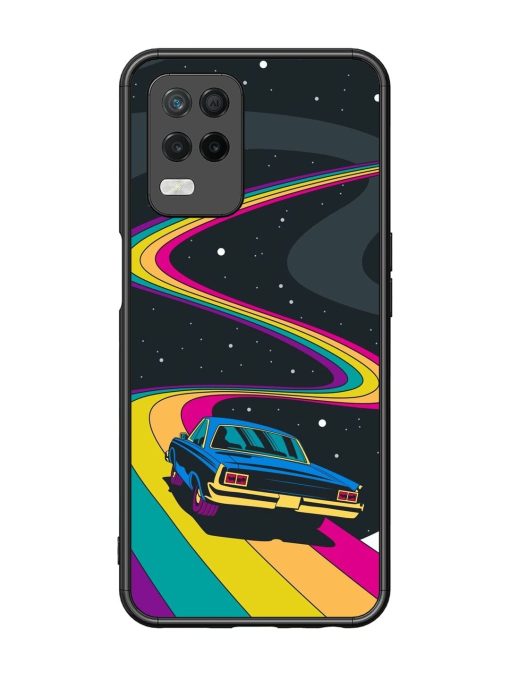 Rainbow Road Glossy Soft Edge Case for Realme 8 (5G) Chachhi