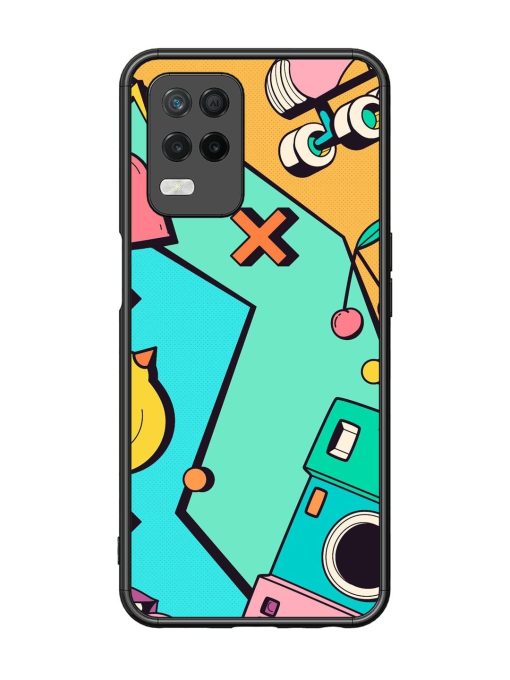 Retro Remix Glossy Soft Edge Case for Realme 8 (5G)