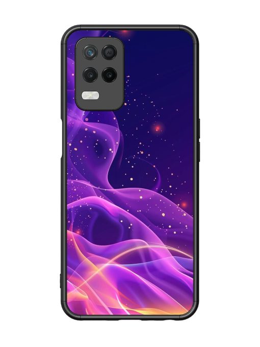 Cosmic Currents Glossy Soft Edge Case for Realme 8 (5G) Chachhi