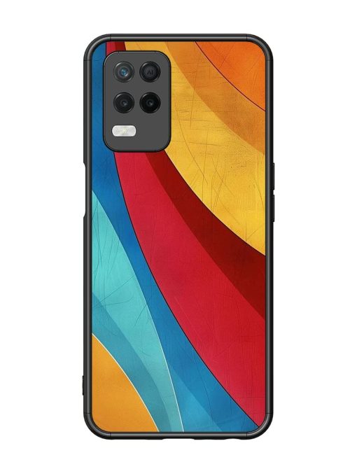 Curving Canvas Glossy Soft Edge Case for Realme 8 (5G) Chachhi