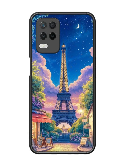 Twilight In Paris Glossy Soft Edge Case for Realme 8 (5G) Chachhi