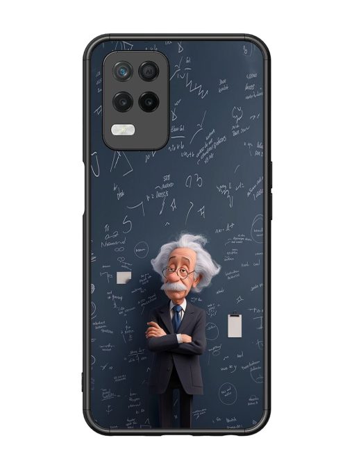 Albert Einstein Glossy Soft Edge Case for Realme 8 (5G)