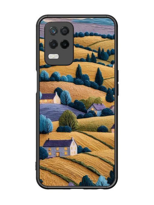 Rolling Hilltop Haven Glossy Soft Edge Case for Realme 8 (5G) Chachhi