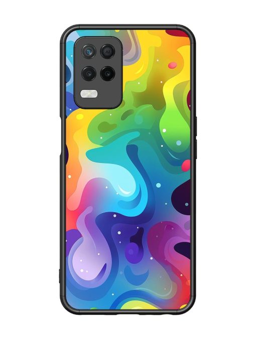 Rainbow River Glossy Soft Edge Case for Realme 8 (5G) Chachhi