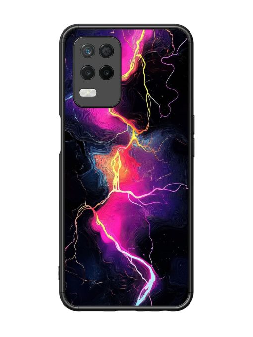 Electric Dreams Glossy Soft Edge Case for Realme 8 (5G) Chachhi