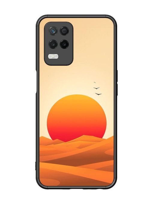 Desert Sunset Glossy Soft Edge Case for Realme 8 (5G) Chachhi