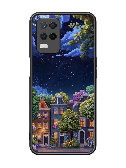 Moonlit Streets Glossy Soft Edge Case for Realme 8 (5G) Chachhi