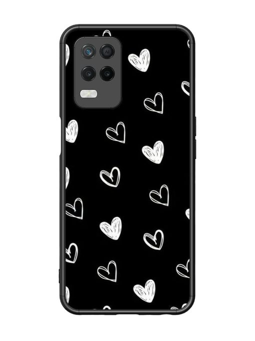 Scattered Hearts Glossy Soft Edge Case for Realme 8 (5G)