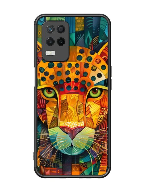 Mosaic Majesty Glossy Soft Edge Case for Realme 8 (5G) Chachhi