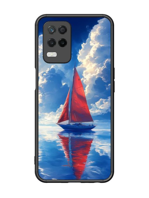 Crimson Sails Glossy Soft Edge Case for Realme 8 (5G) Chachhi