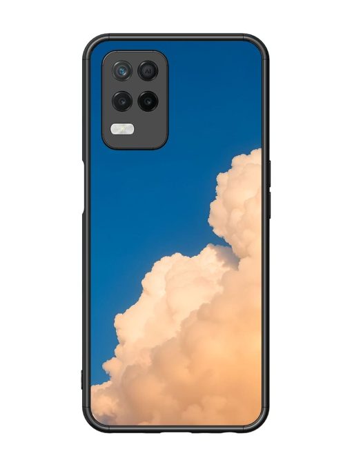 Golden Cloudscape Glossy Soft Edge Case for Realme 8 (5G)