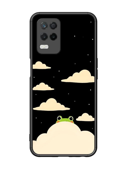 Froggy Night Sky Glossy Soft Edge Case for Realme 8 (5G) Chachhi