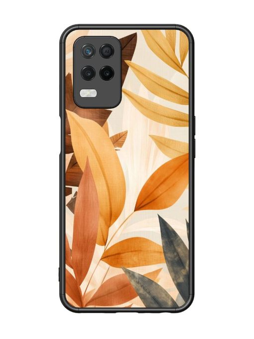 Earthy Elegance Glossy Soft Edge Case for Realme 8 (5G) Chachhi