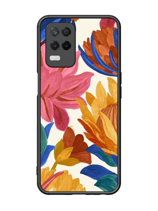 Blooming Tapestry Glossy Soft Edge Case for Realme 8 (5G) Chachhi