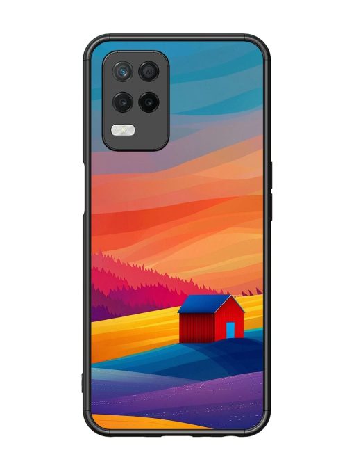 Sunset Solitude Glossy Soft Edge Case for Realme 8 (5G) Chachhi