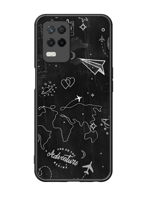 Wanderlust Sketchbook Glossy Soft Edge Case for Realme 8 (5G) Chachhi