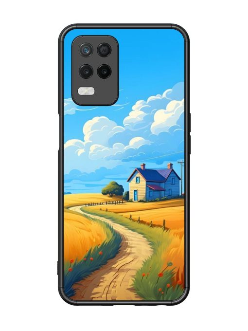 Countryside Cottage Glossy Soft Edge Case for Realme 8 (5G) Chachhi