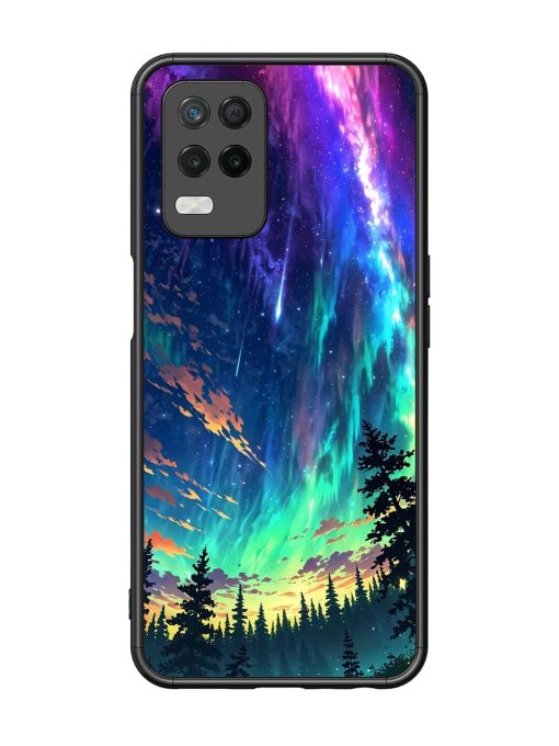 Cosmic Canvas Glossy Soft Edge Case for Realme 8 (5G) Chachhi