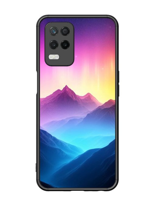 Cosmic Mountains Glossy Soft Edge Case for Realme 8 (5G) Chachhi