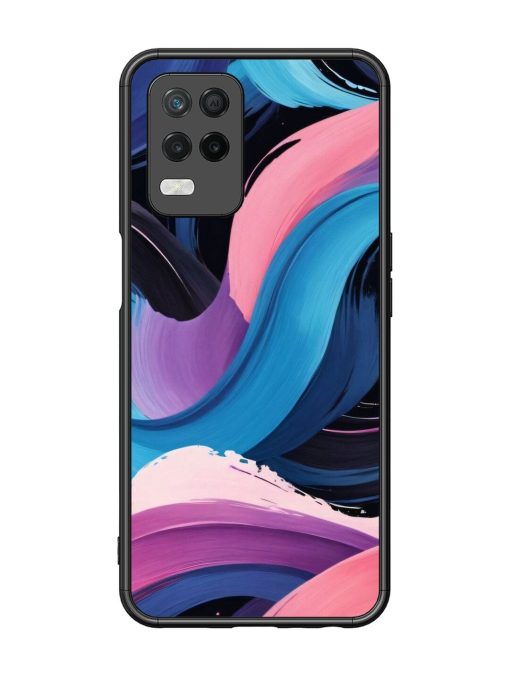 Whimsical Waves Glossy Soft Edge Case for Realme 8 (5G) Chachhi