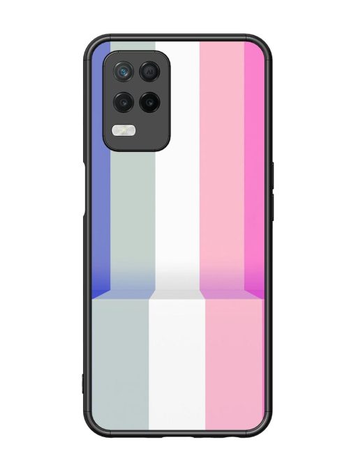 Pastel Palette Glossy Soft Edge Case for Realme 8 (5G) Chachhi