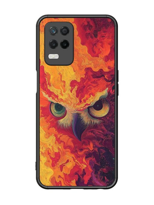 Fiery Owl Glossy Soft Edge Case for Realme 8 (5G) Chachhi