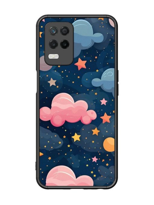 Twinkling Dreams Glossy Soft Edge Case for Realme 8 (5G) Chachhi