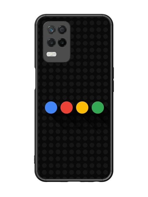 Google Dots Glossy Soft Edge Case for Realme 8 (5G) Chachhi